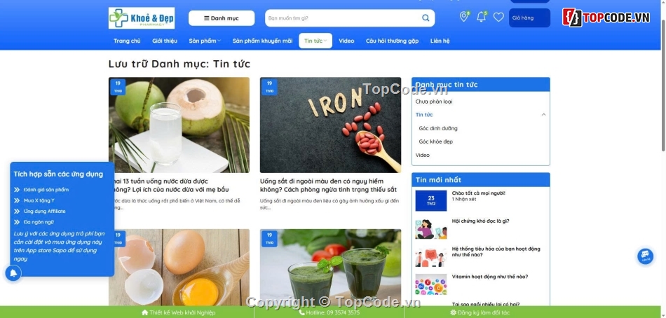 Website bán hàng,chuẩn seo,thuốc,nhà thuốc